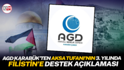 AGD Karabük’ten Aksa Tufanı’nın 3. Yılında Filistin’e Destek Açıklaması
