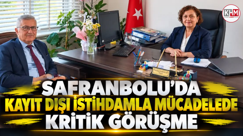 Dursunlar, Sosyal Güvenlik Merkezi Müdürü Çalış ile bir araya geldi