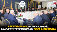 Rektör Kırışık, Batı Karadeniz Üniversiteler Birliği toplantısına katıldı
