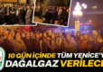 Yenice’de Kalayıcılar ve Fatih Mahallesine Doğalgaz Verildi