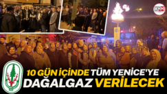 Yenice’de Kalayıcılar ve Fatih Mahallesine Doğalgaz Verildi