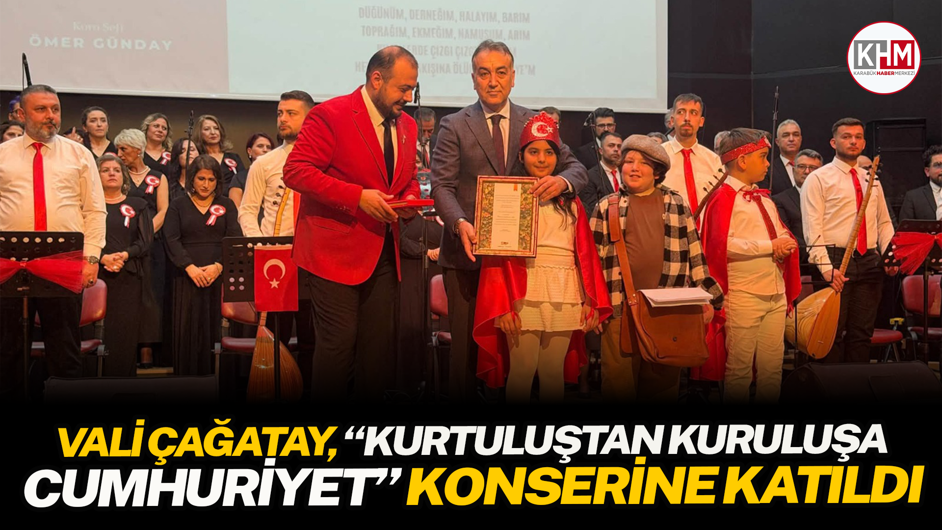 Vali Oktay Çağatay, “Kurtuluştan Kuruluşa Cumhuriyet” Konserine Katıldı