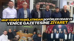 MHP Yenice Teşkilatından Şoförler Odası ve Yenice Gazetesine Ziyaret